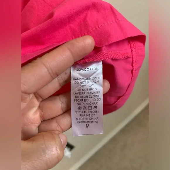 NWOT- Hot Pink Matching Shirt and Shorts Set - Picture 9 of 11